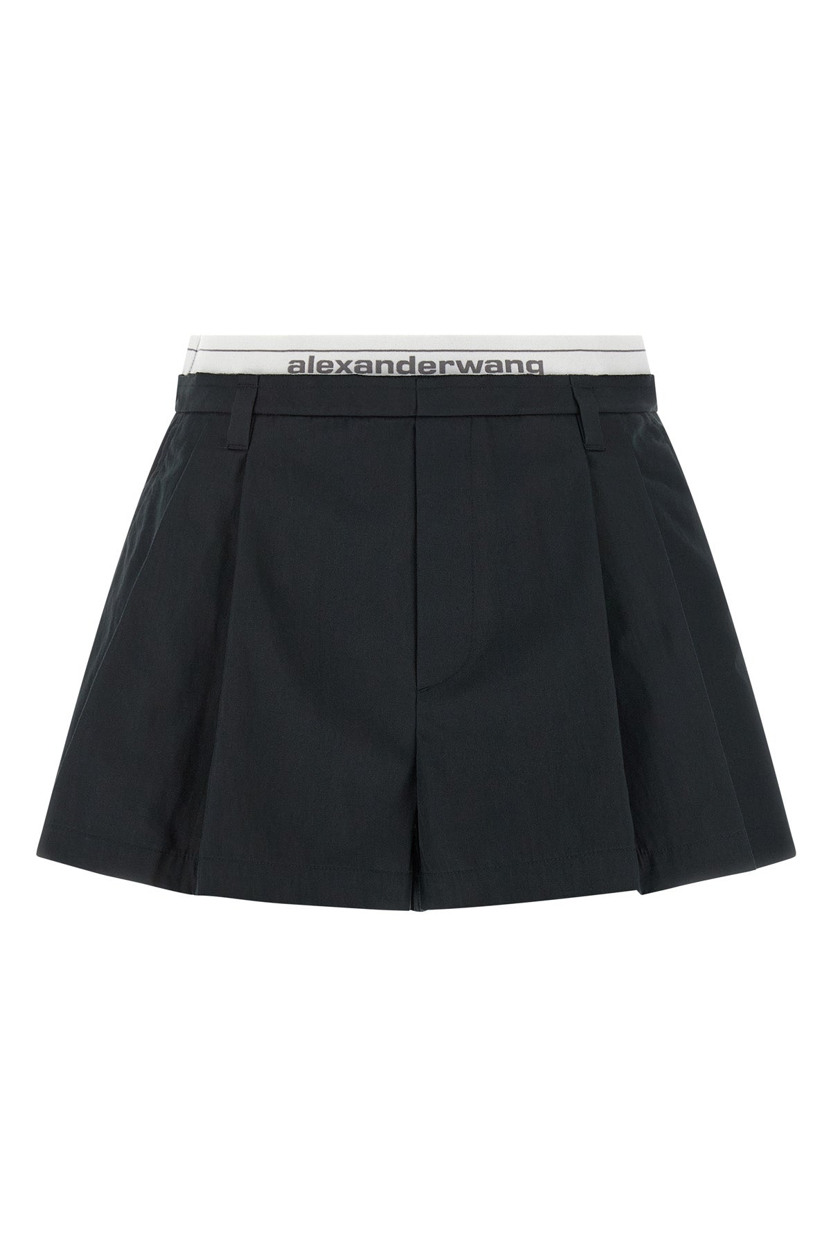 alexander wang shorts redefine the codes of hybrid clothing through a bold contr
