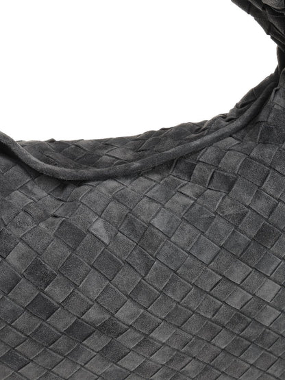 Small Hop Suede Leather Shoulder Bag