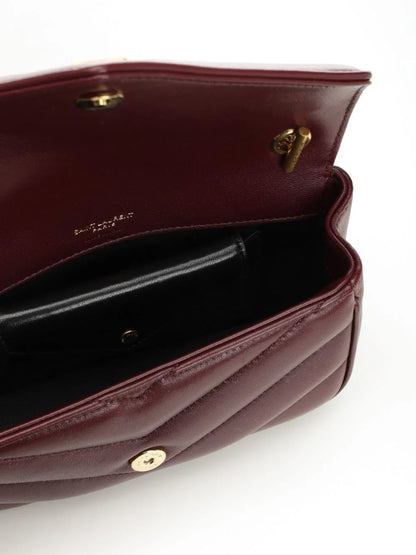 Mini Loulou Leather Shoulder Bag