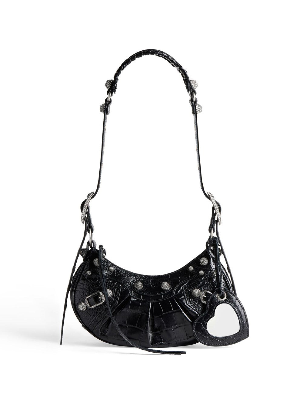 Balenciaga Crocodile And Rhinestone Le Cagole Xs