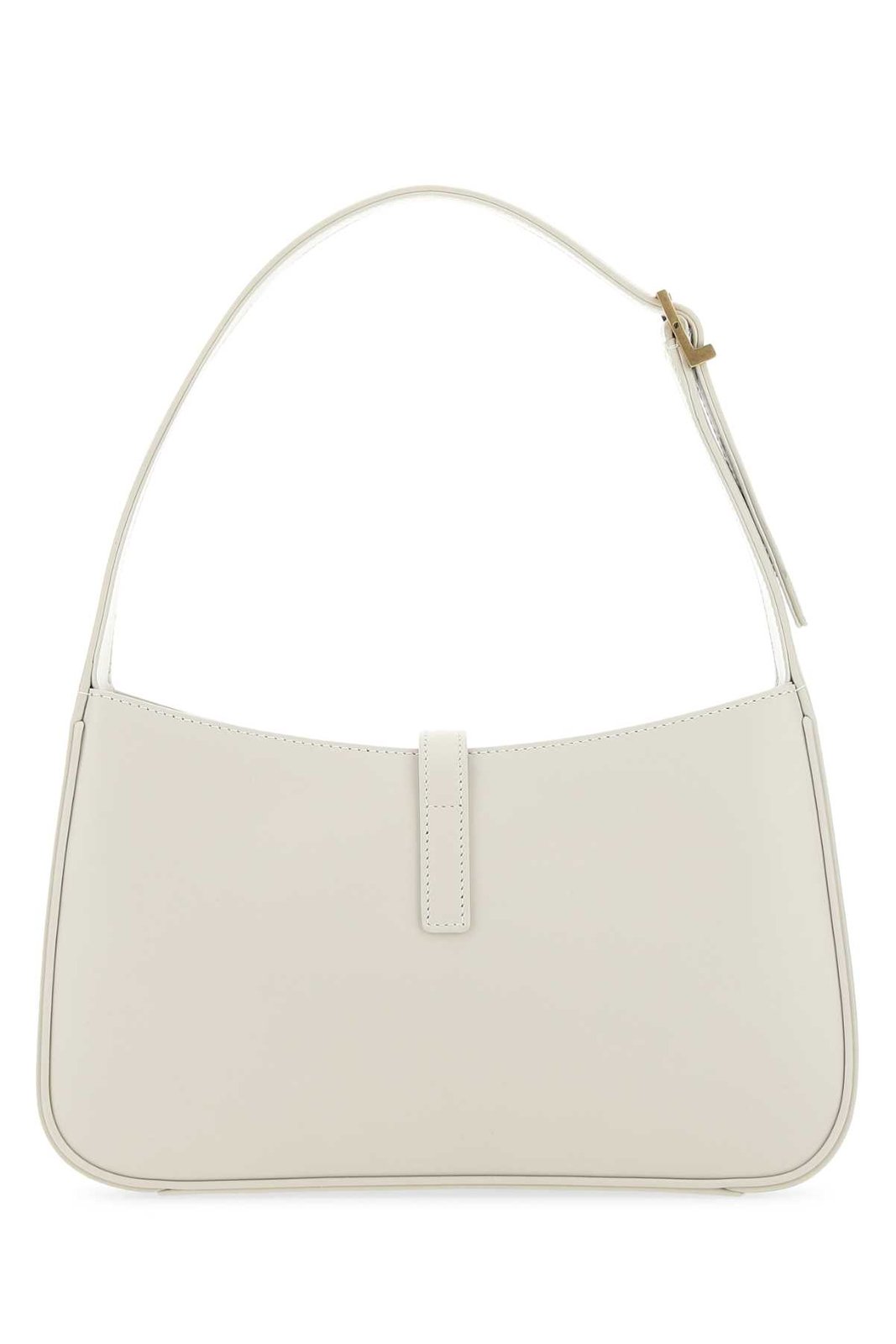 Le 5 a 7 White Leather Shoulder Bag