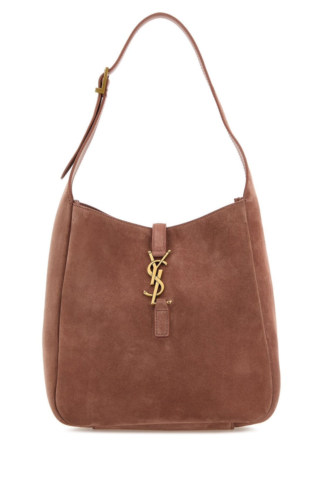 SAINT LAURENT Le 5 a 7 Small Suede Leather Shoulder Bag – Pink