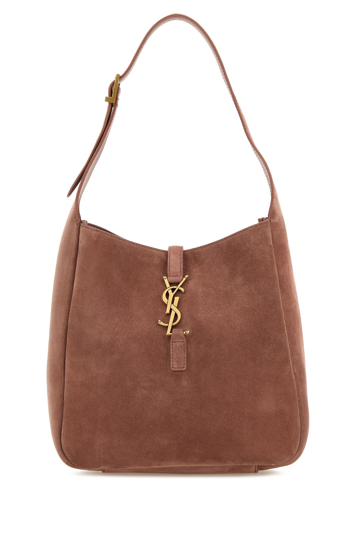 SAINT LAURENT Le 5 a 7 Small Suede Leather Shoulder Bag – Pink