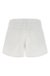 lissania shorts in garment-dyed cotton denim