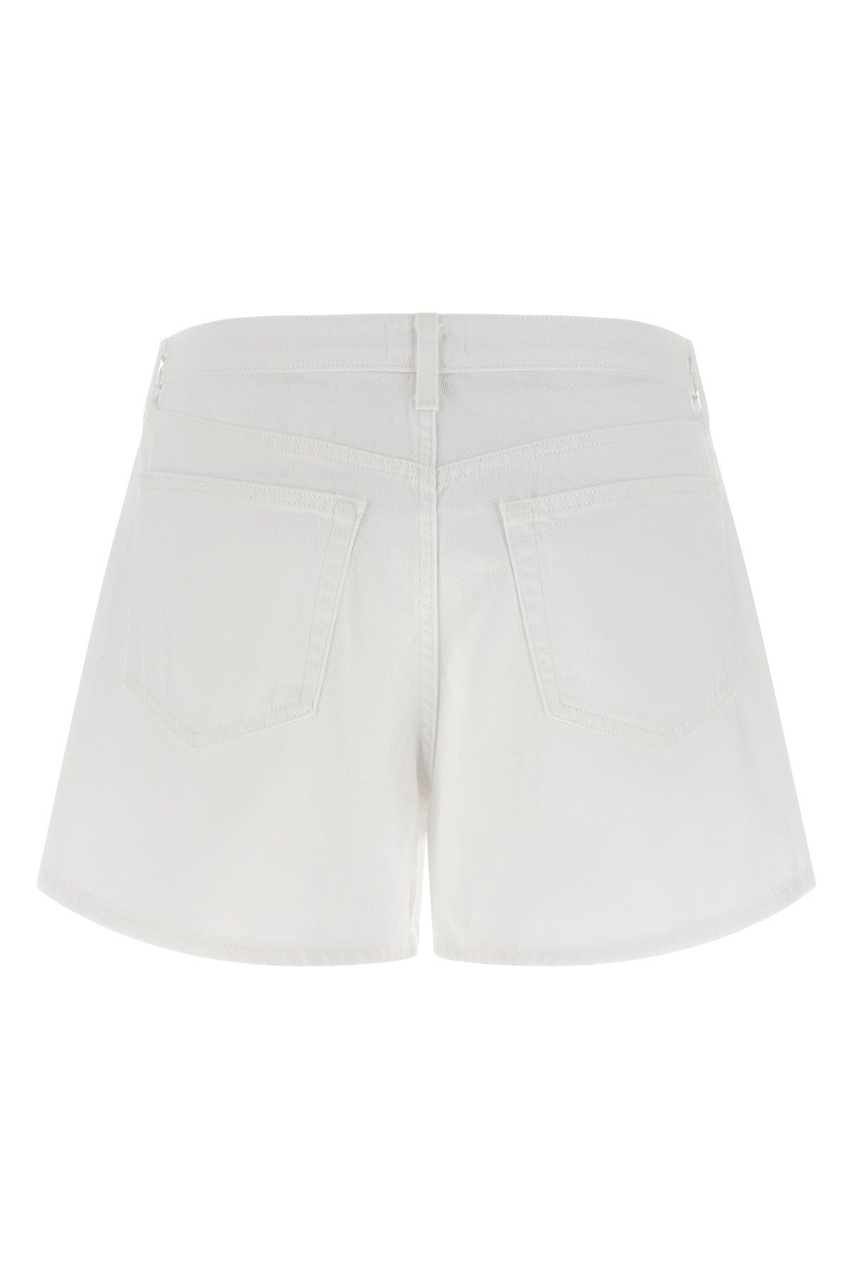 lissania shorts in garment-dyed cotton denim