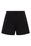 lissania shorts in garment-dyed cotton denim