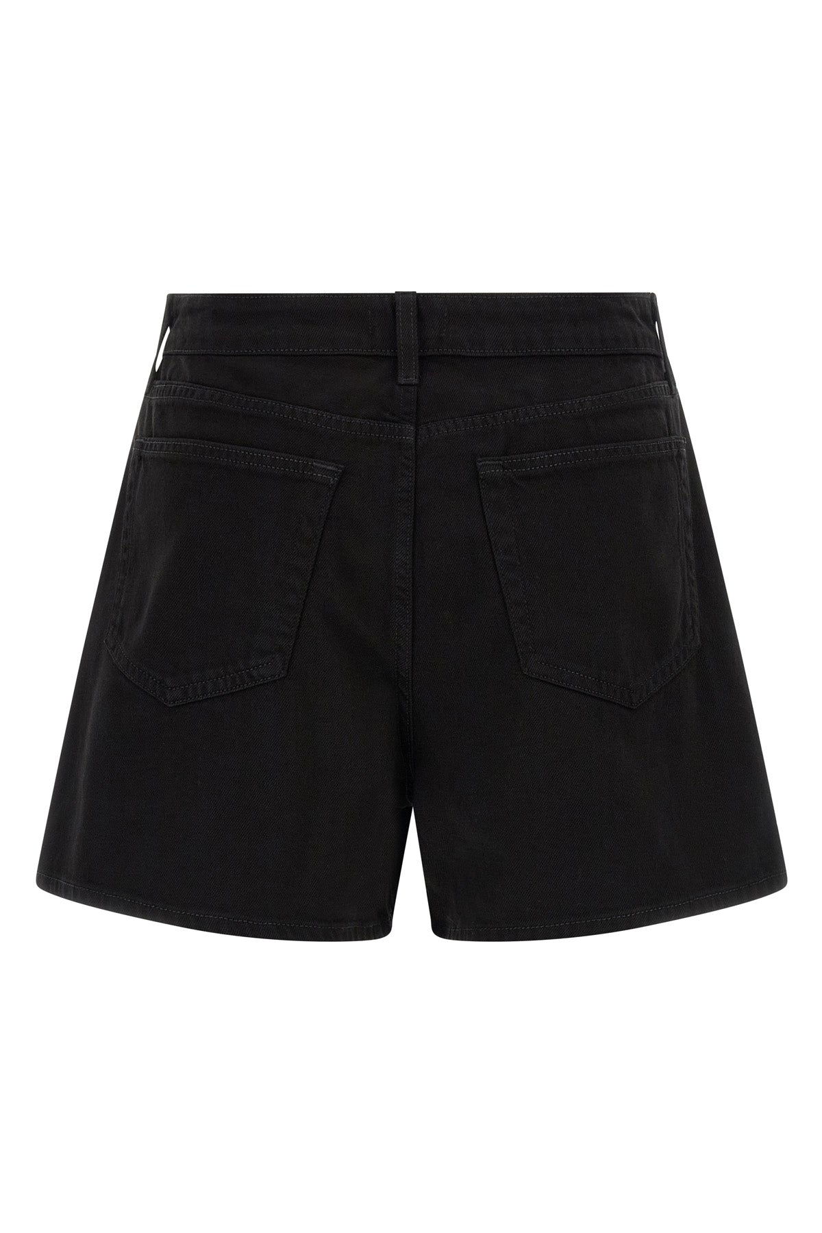 lissania shorts in garment-dyed cotton denim