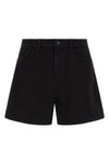 lissania shorts in garment-dyed cotton denim