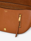 tan small triomphe halfmoon bag