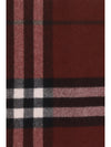 cashmere check scarf