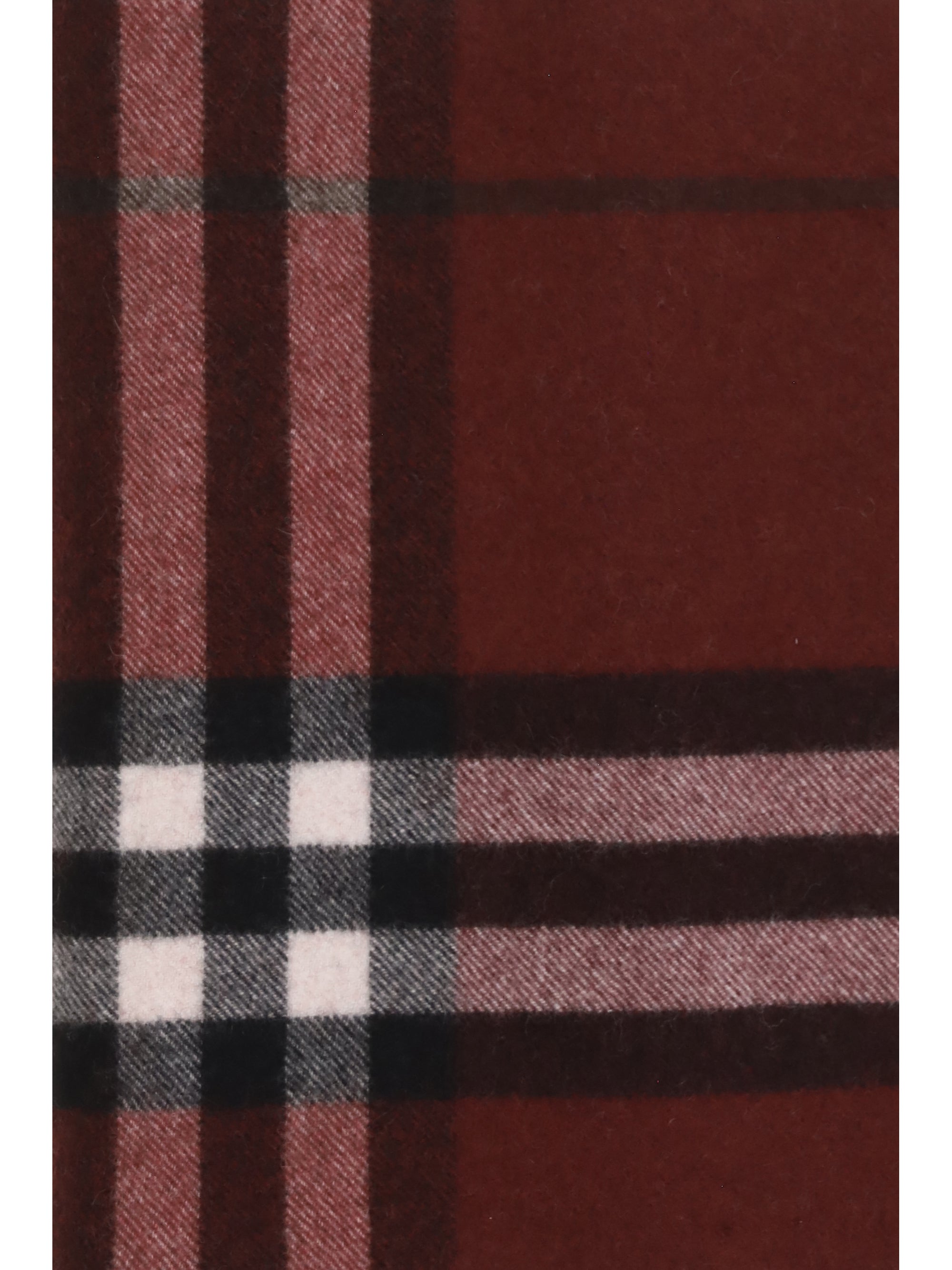 cashmere check scarf