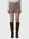 glen plaid shorts