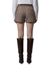 glen plaid shorts
