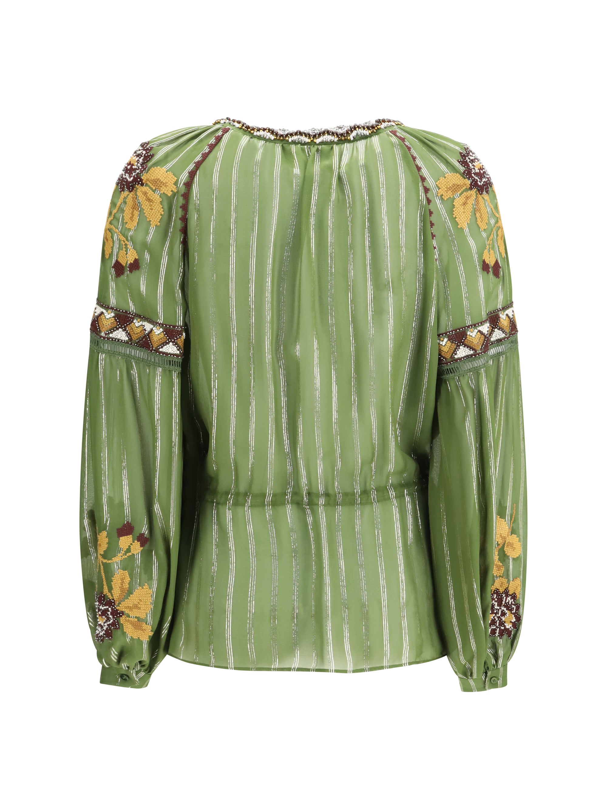 lurex silk shirt