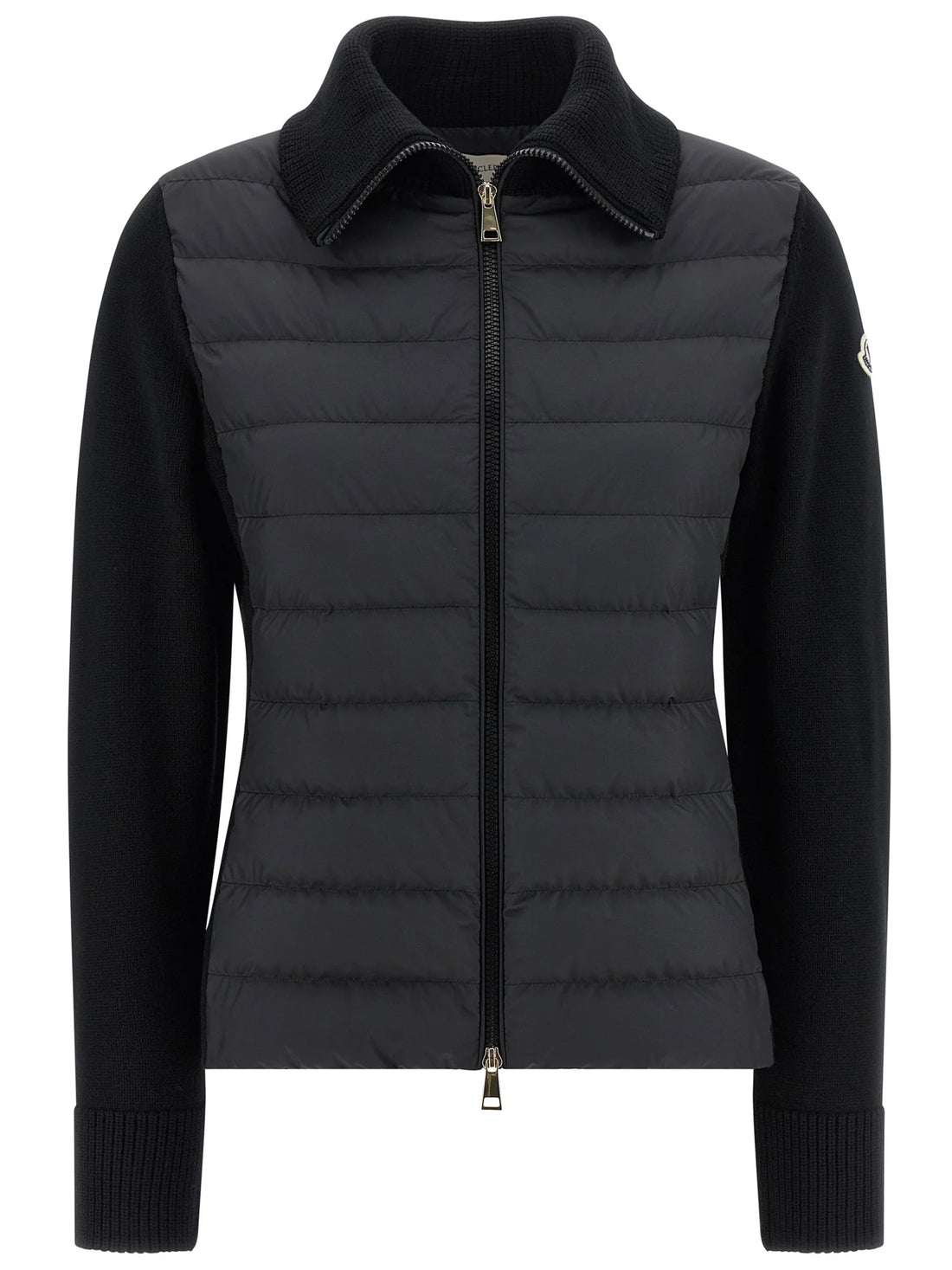 MONCLER S padded tricot cardigan