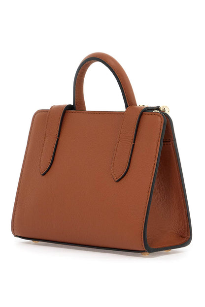 nano tote leather bag