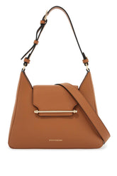 medium tan calfskin hobo bag multrees