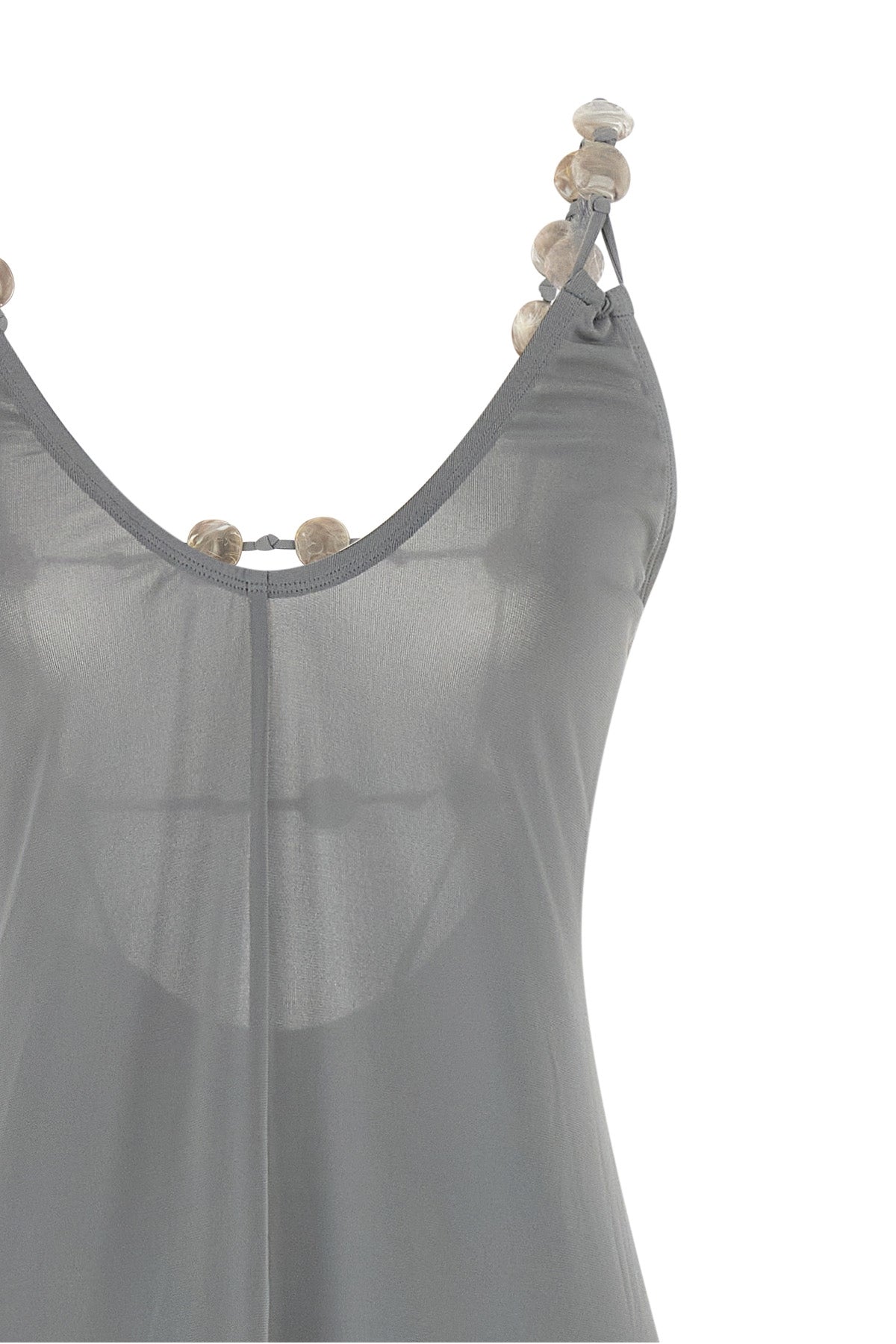 the long eres sculpturale dress defines the silhouette through a fluid and ela