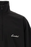 sporty nylon sweatshirt