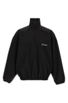 sporty nylon sweatshirt