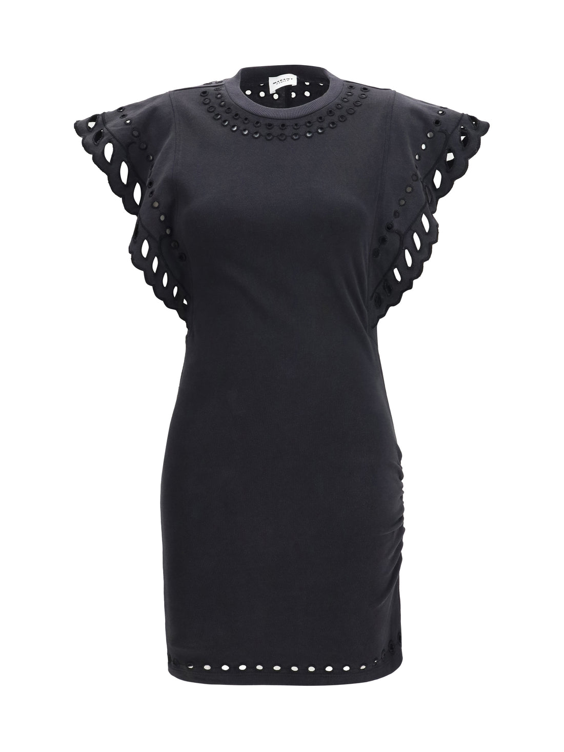 MARANT ETOILE M orlane cotton and broderie orlane dress