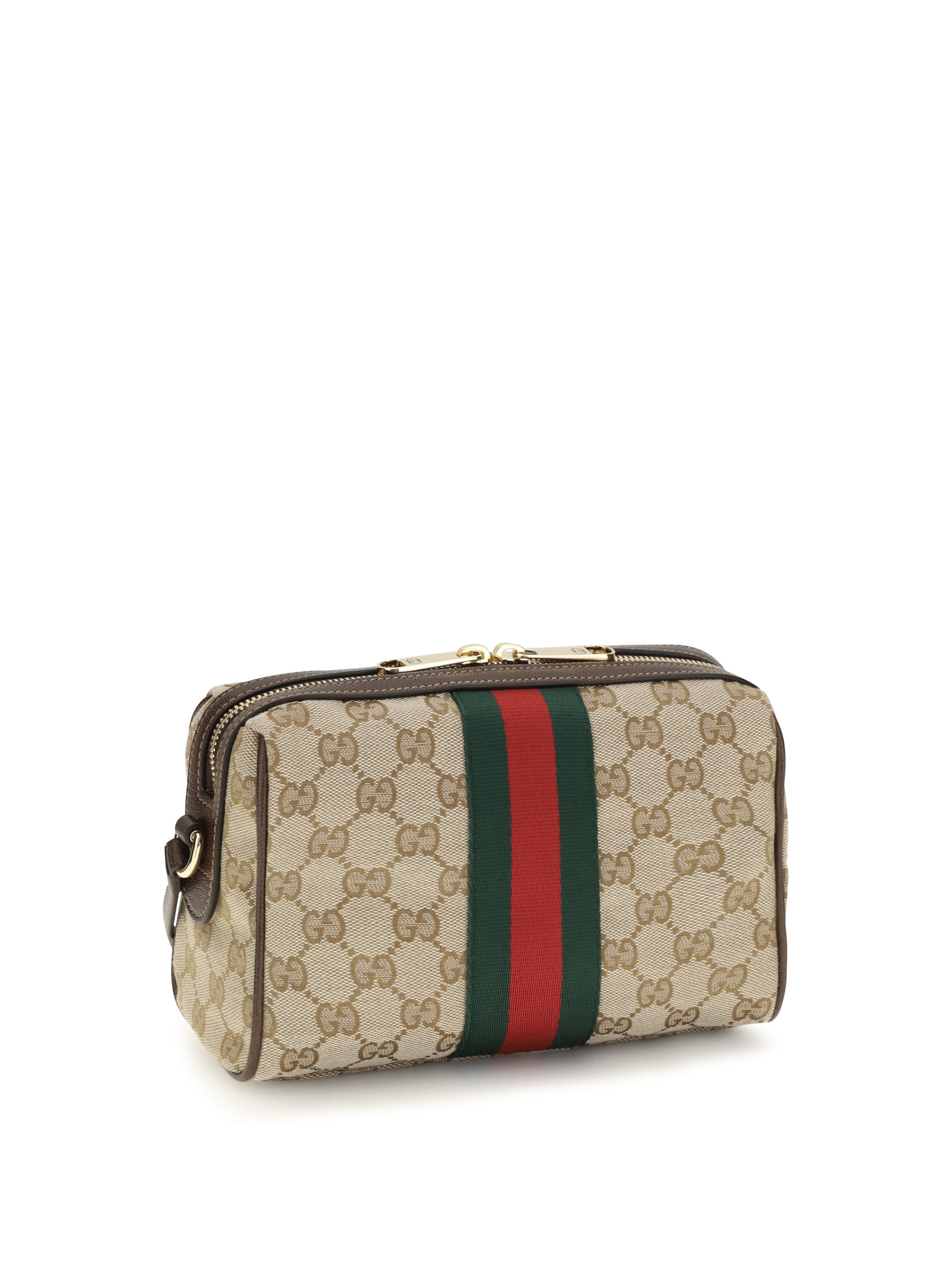 small horsebit web camera bag shoulder bag