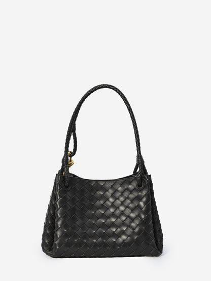 BOTTEGA VENETA OS parachute black medium bag
