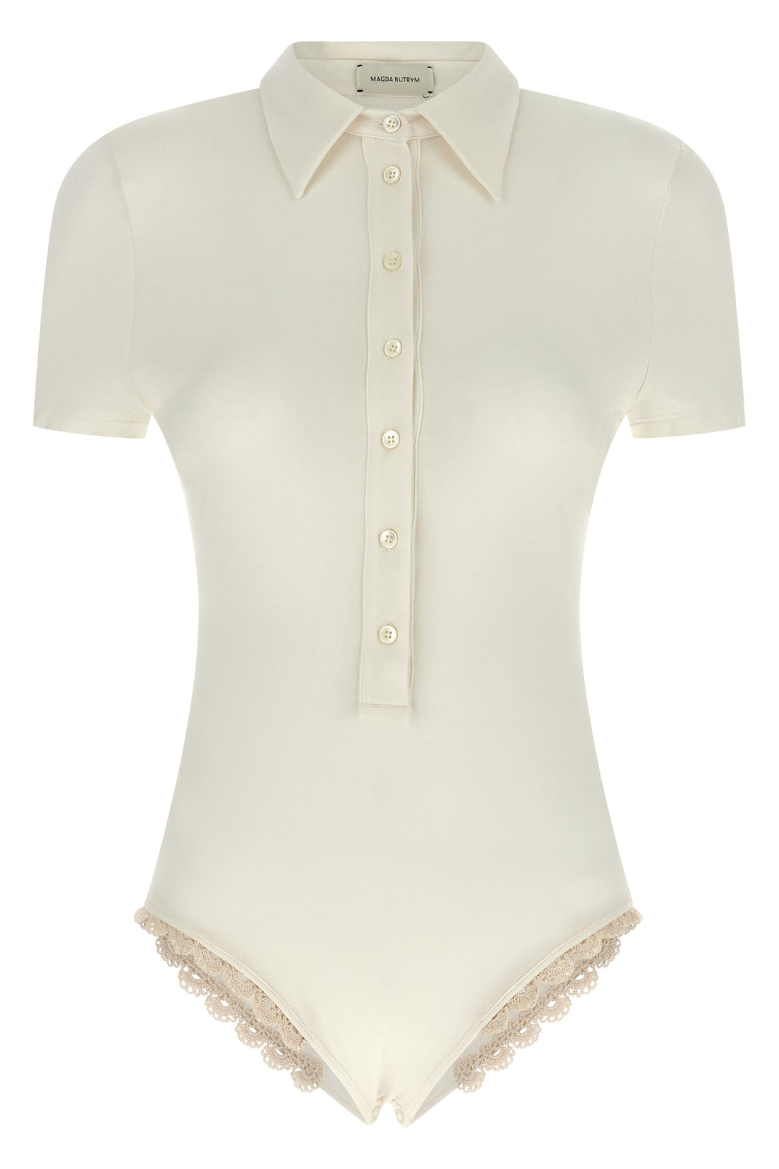 MAGDA BUTRYM 34 01 viscose polo shirt style bodysuit