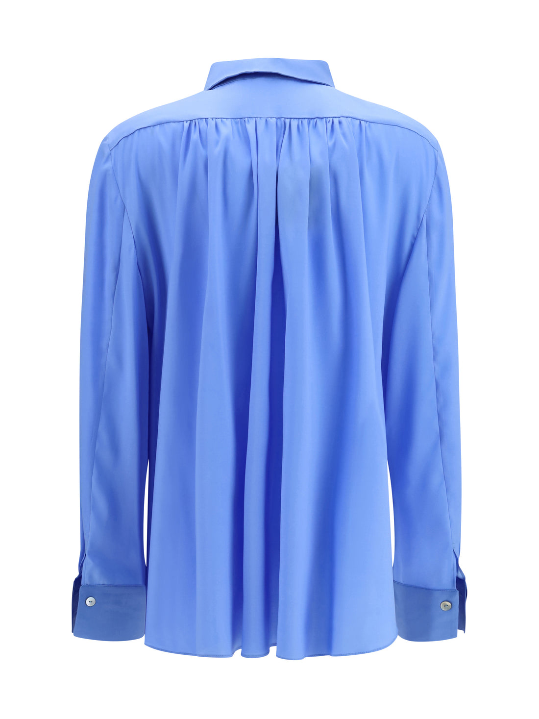ELLA 46 silk shirt with back gathering