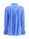 silk shirt with back gathering