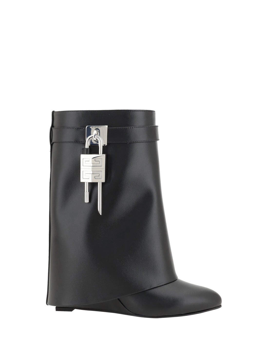 GIVENCHY 36 shark lock ankle boots