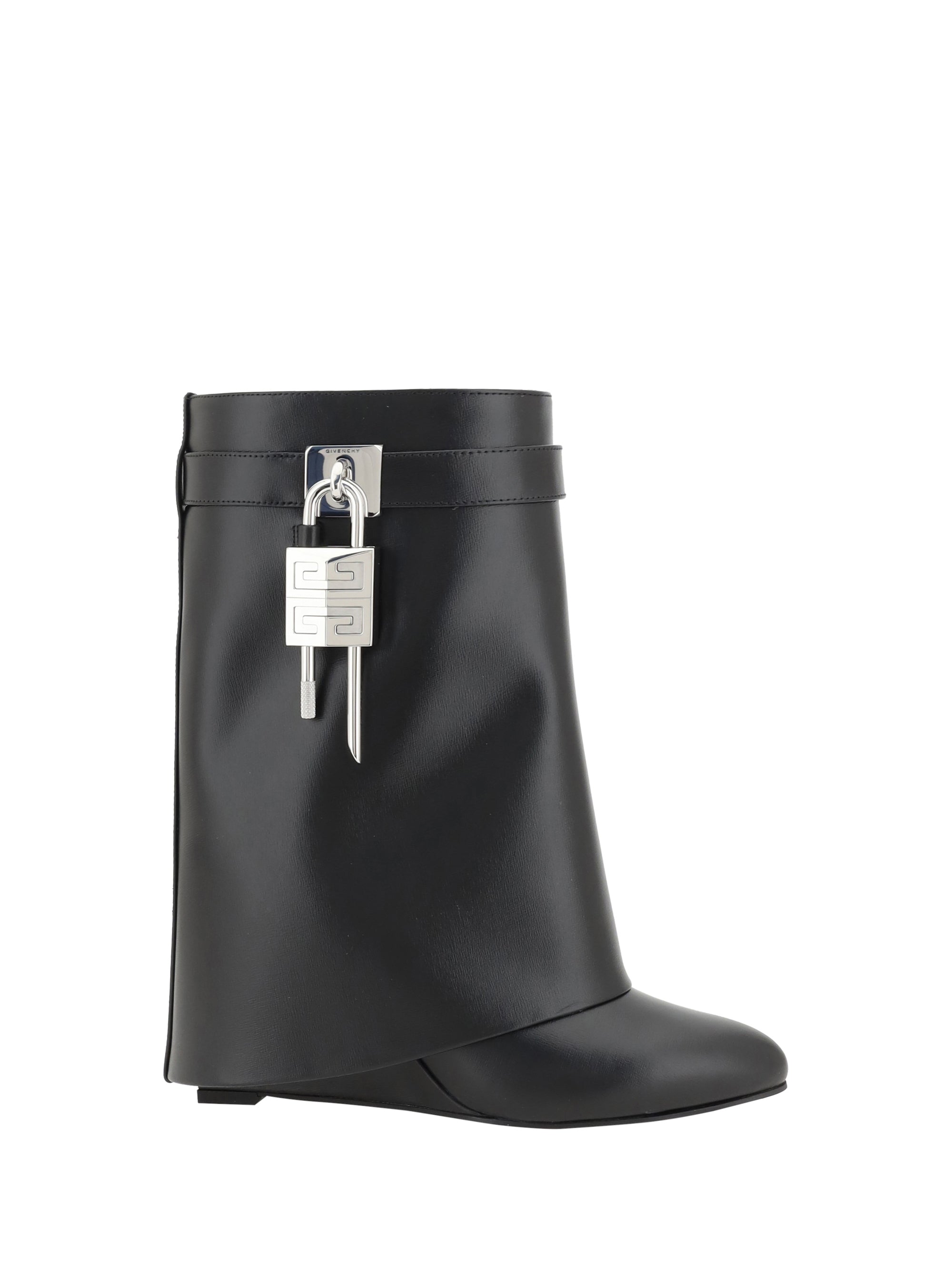 GIVENCHY 36 shark lock ankle boots 