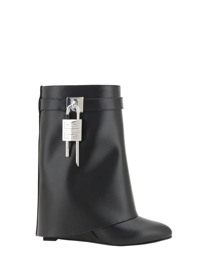 GIVENCHY 36 shark lock ankle boots 