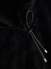 MAX MARA SPORTMAX L furry rosaria belted coat