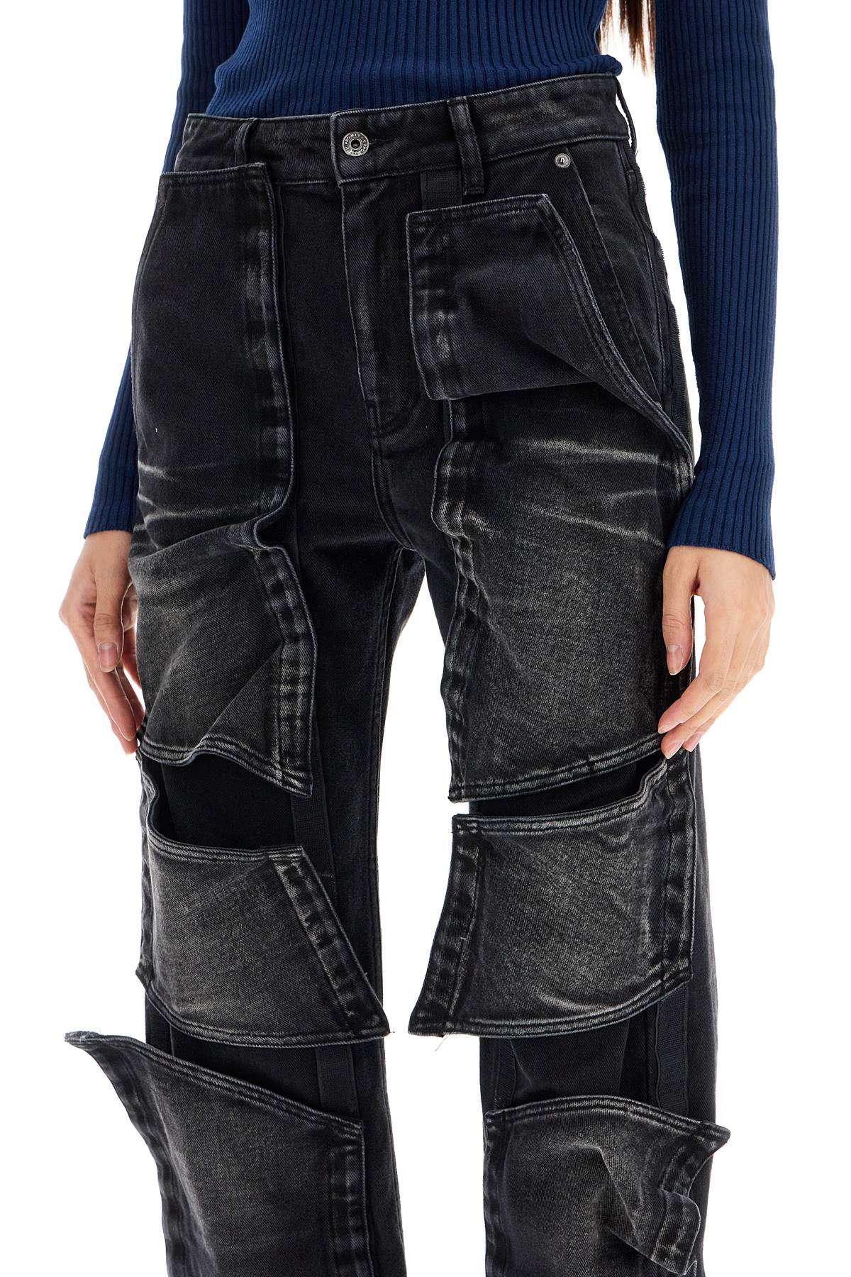 jeans with velcro panels