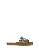 DOLCE & GABBANA 36 embroidered espadrille sandals
