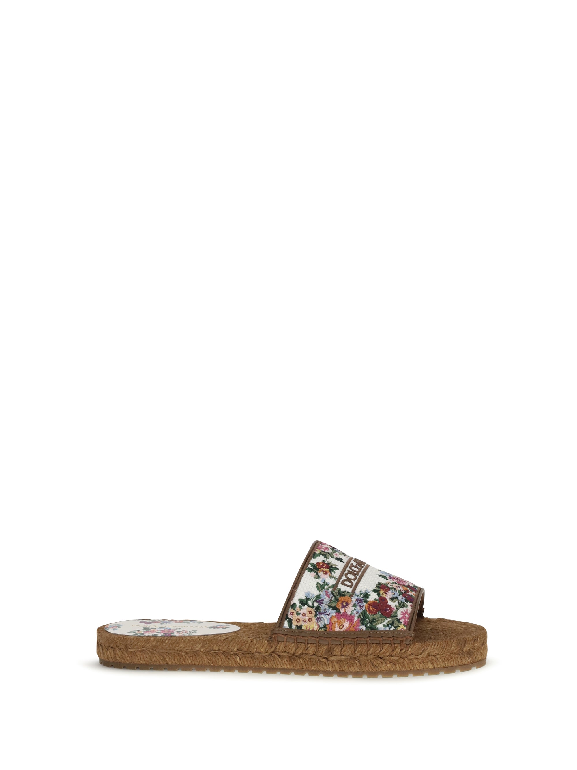 DOLCE &amp; GABBANA 36 embroidered espadrille sandals