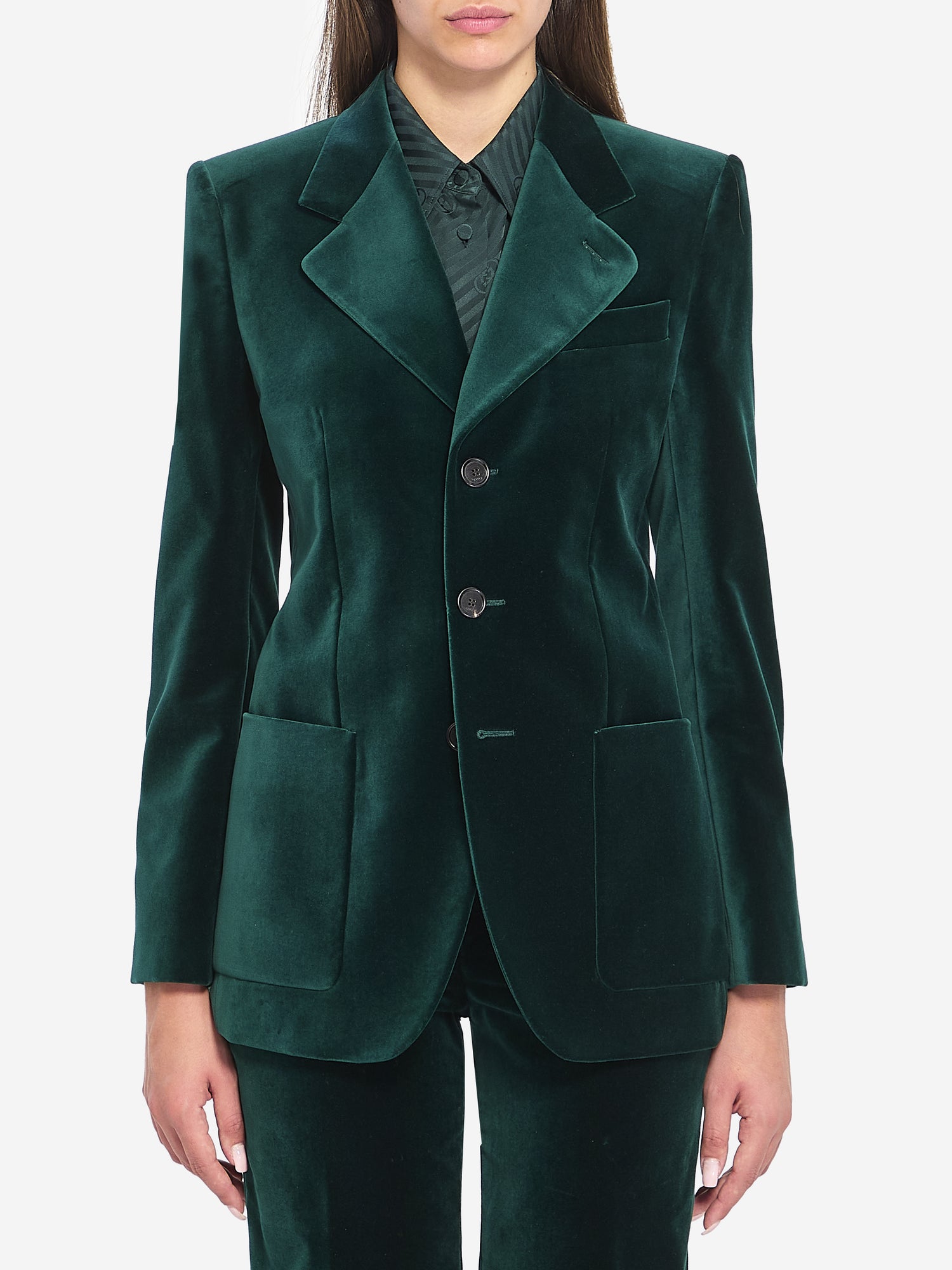 GUCCI 40 velvet jacket