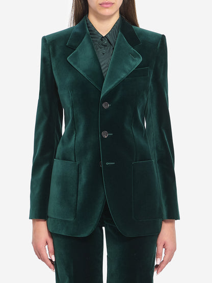 GUCCI 40 velvet jacket