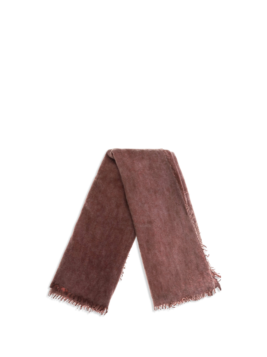 MIRROR IN THE SKY OS lightweight cashmere scarf with fringes