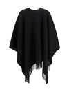 ff zucca wool and cashmere poncho