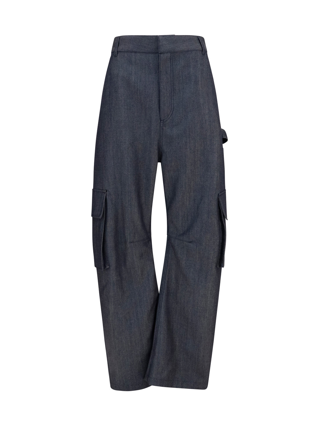 BALENCIAGA 36 denim print cargo pants 