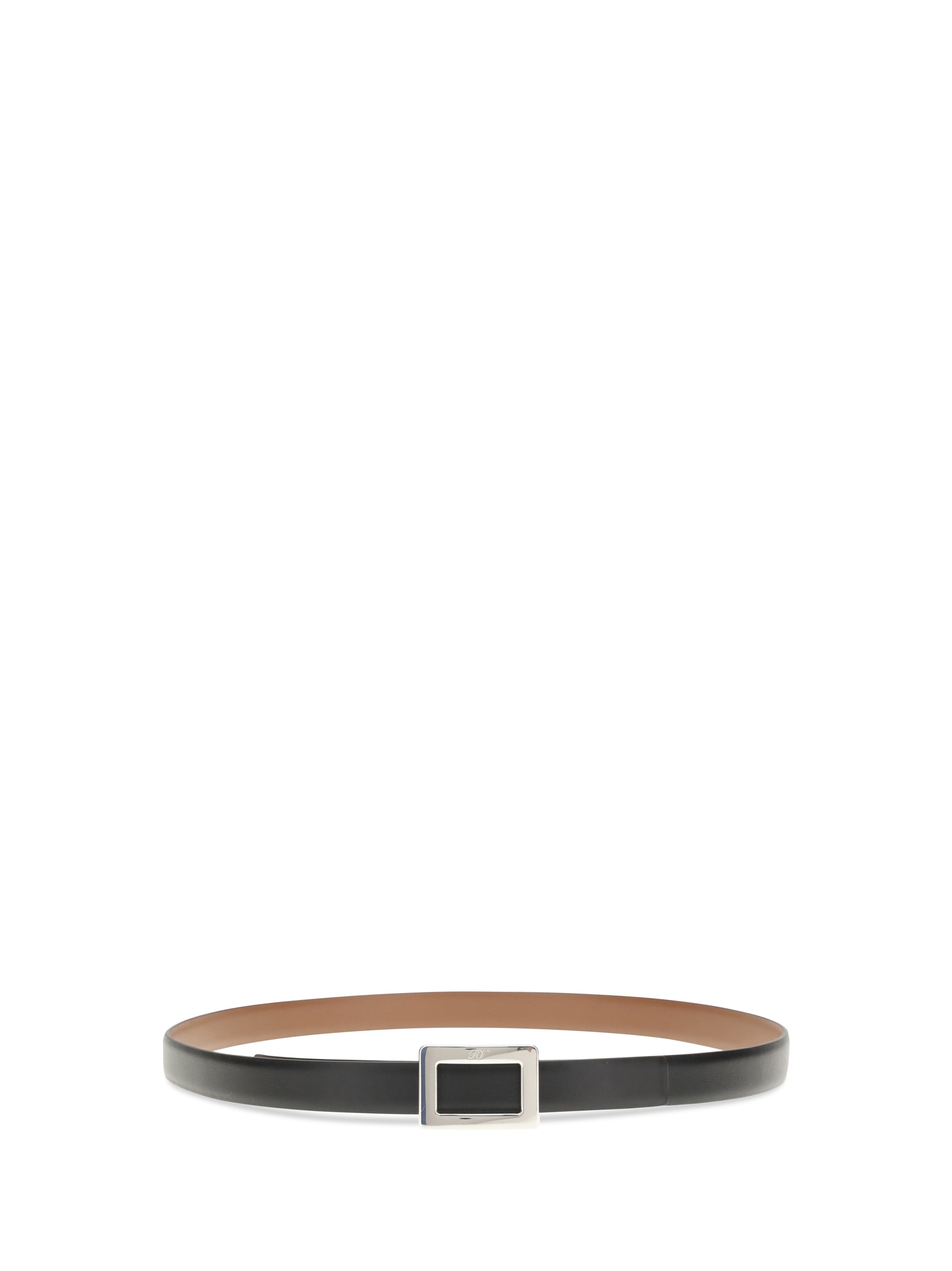 belle vivier leather belt