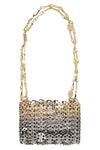 1969 nano plexiglas degrade shoulder bag in metal