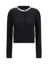 colonia cardigan with jewel collar