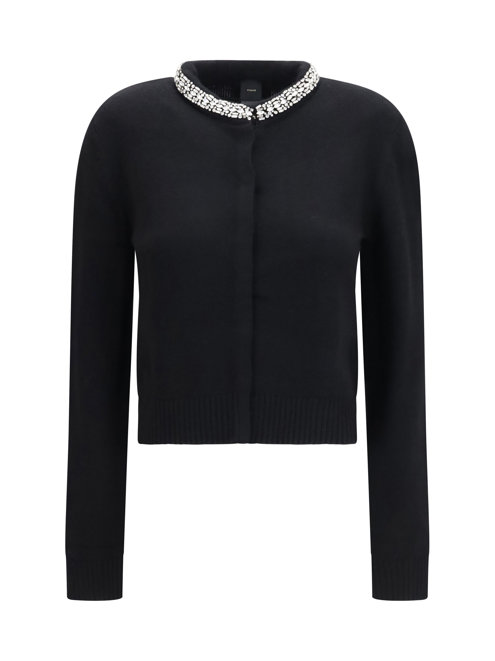 colonia cardigan with jewel collar