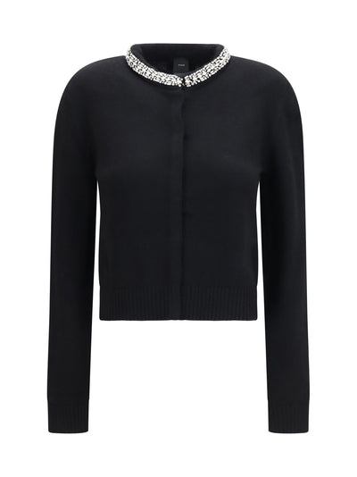 colonia cardigan with jewel collar