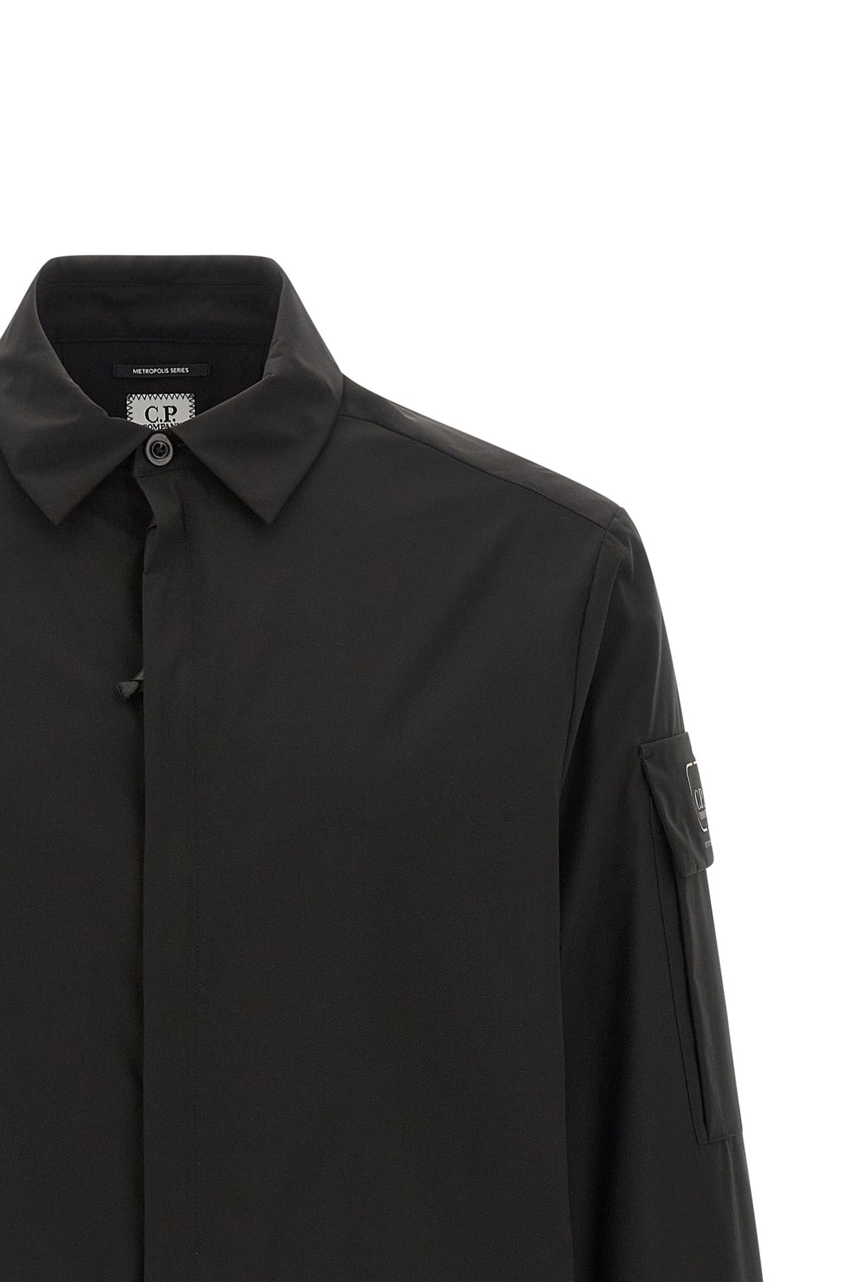 the metropolis series overshirt in water-repellent metro-tek fabric