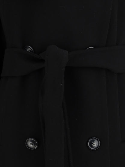 MAX MARA SPORTMAX 38 short wool trench coat 