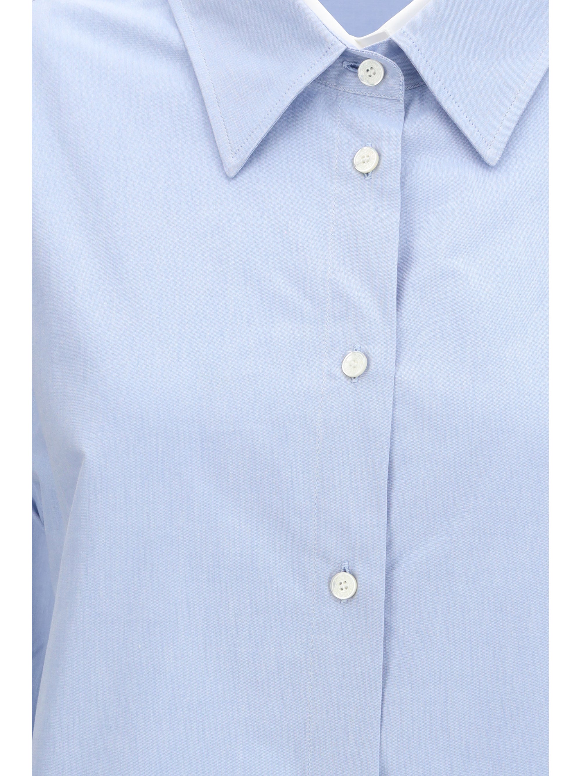 layered button-up shirt